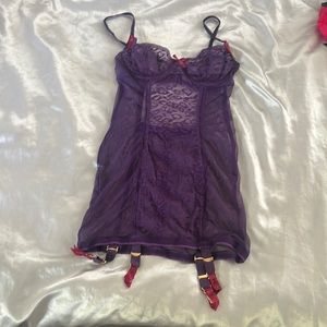 Victoria’s Secret lingerie size 36 B leopard print lace